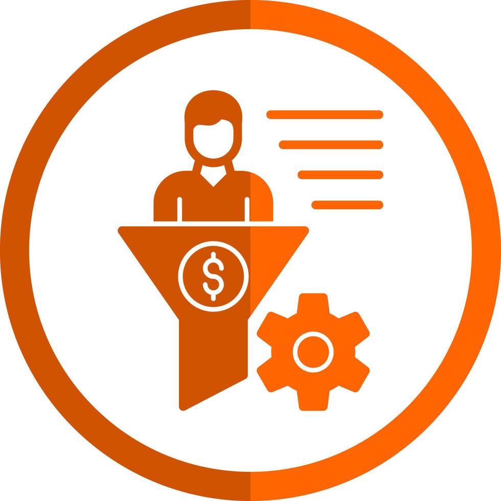 Conversion Rate Vector Icon Design