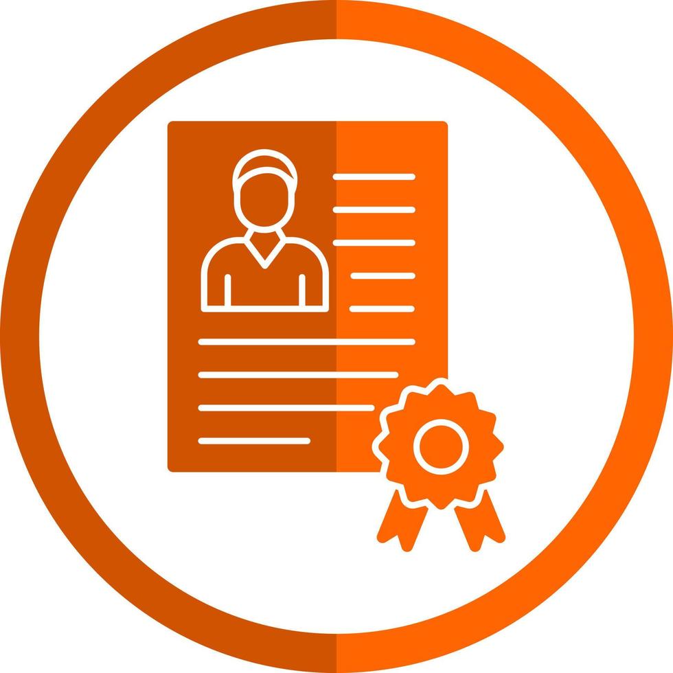 Employee Qualification Vector Icon Design