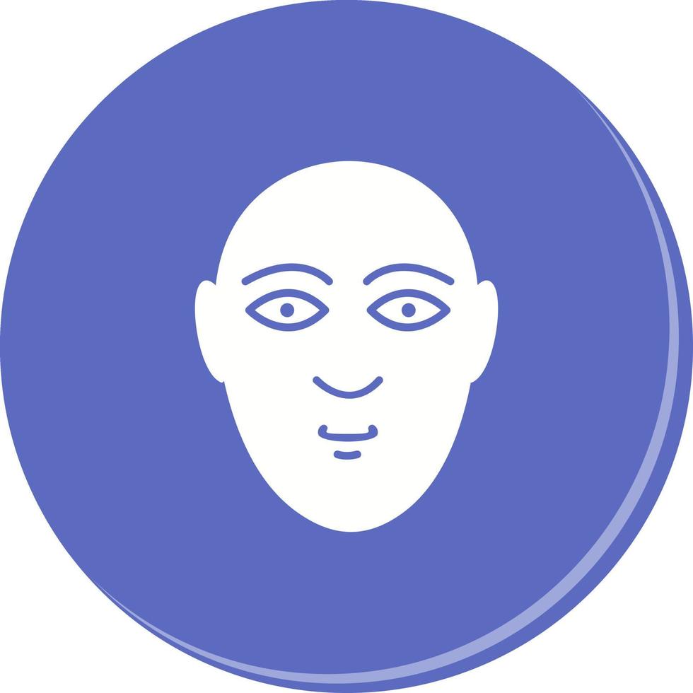 icono de vector de rostro humano