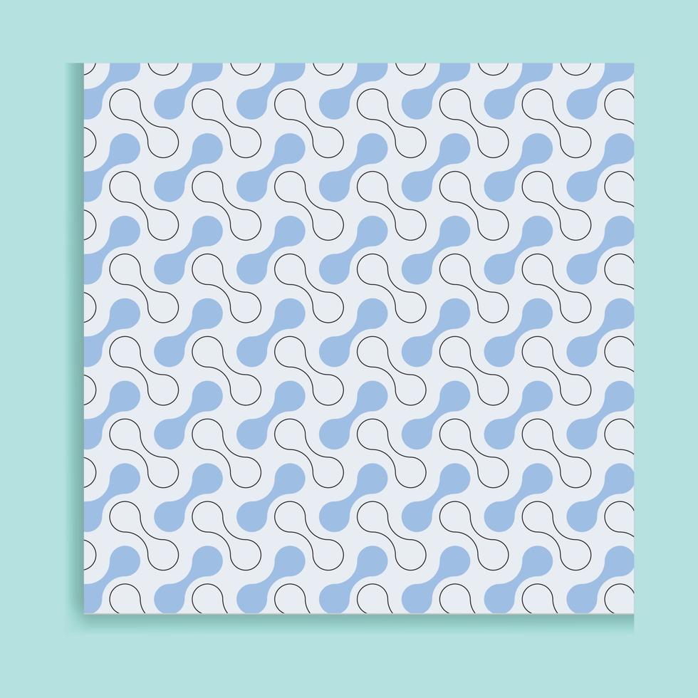 Vector seamless pattern. Modern stylish texture. Repeated retro geometric pattern with hexagonal tiles