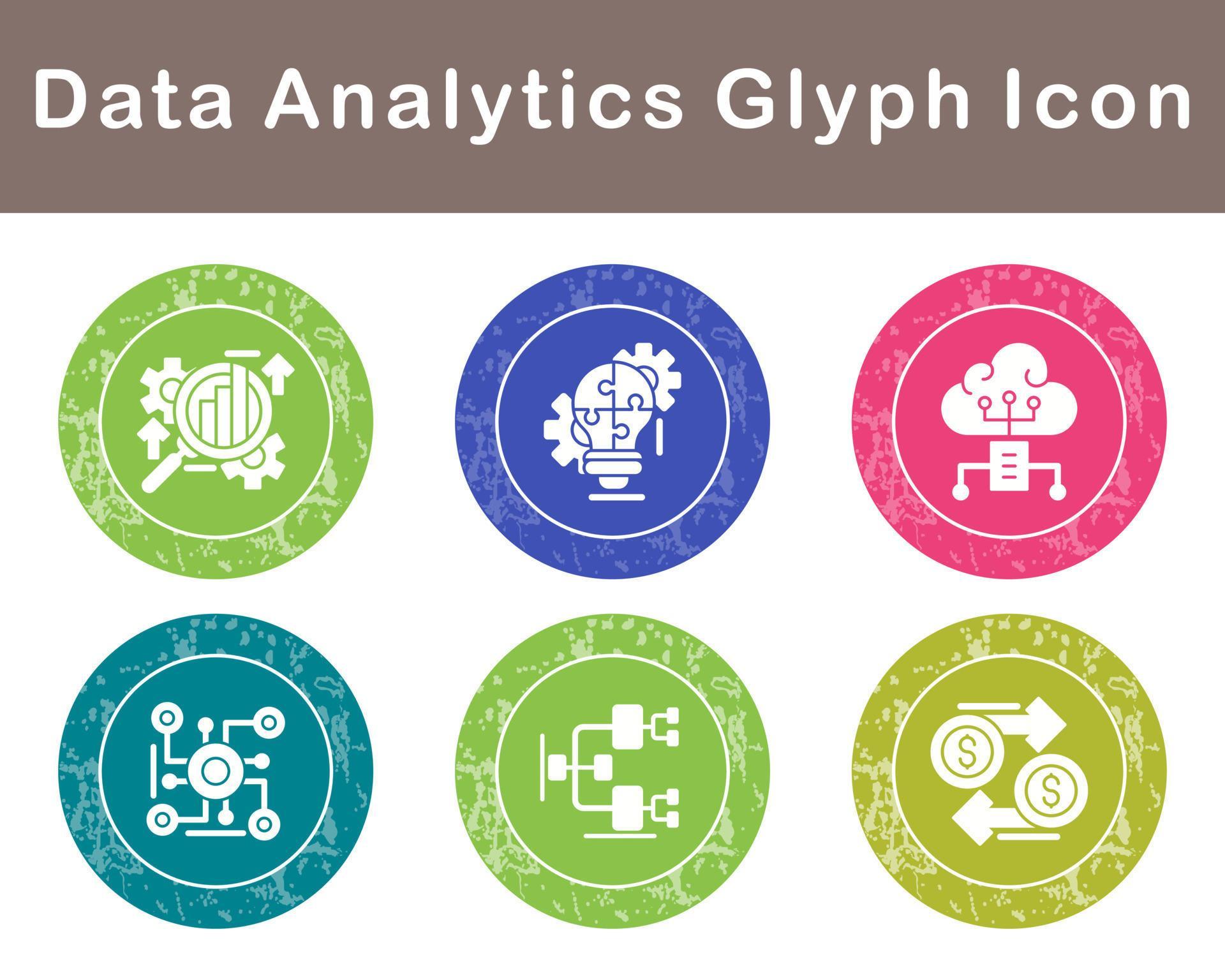 Data Analytics Vector Icon Set 20711120 Vector Art at Vecteezy
