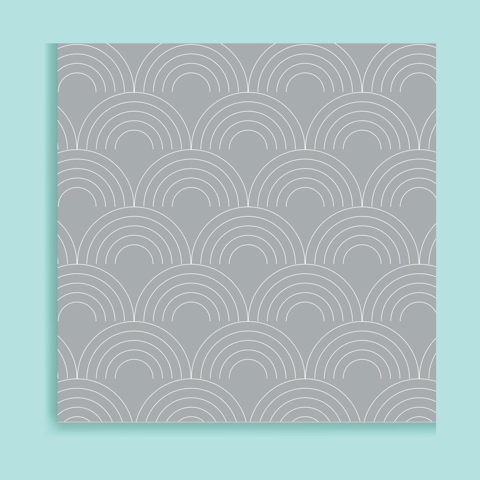 Seamless abstract geometric chains pattern. Vector Illustration.