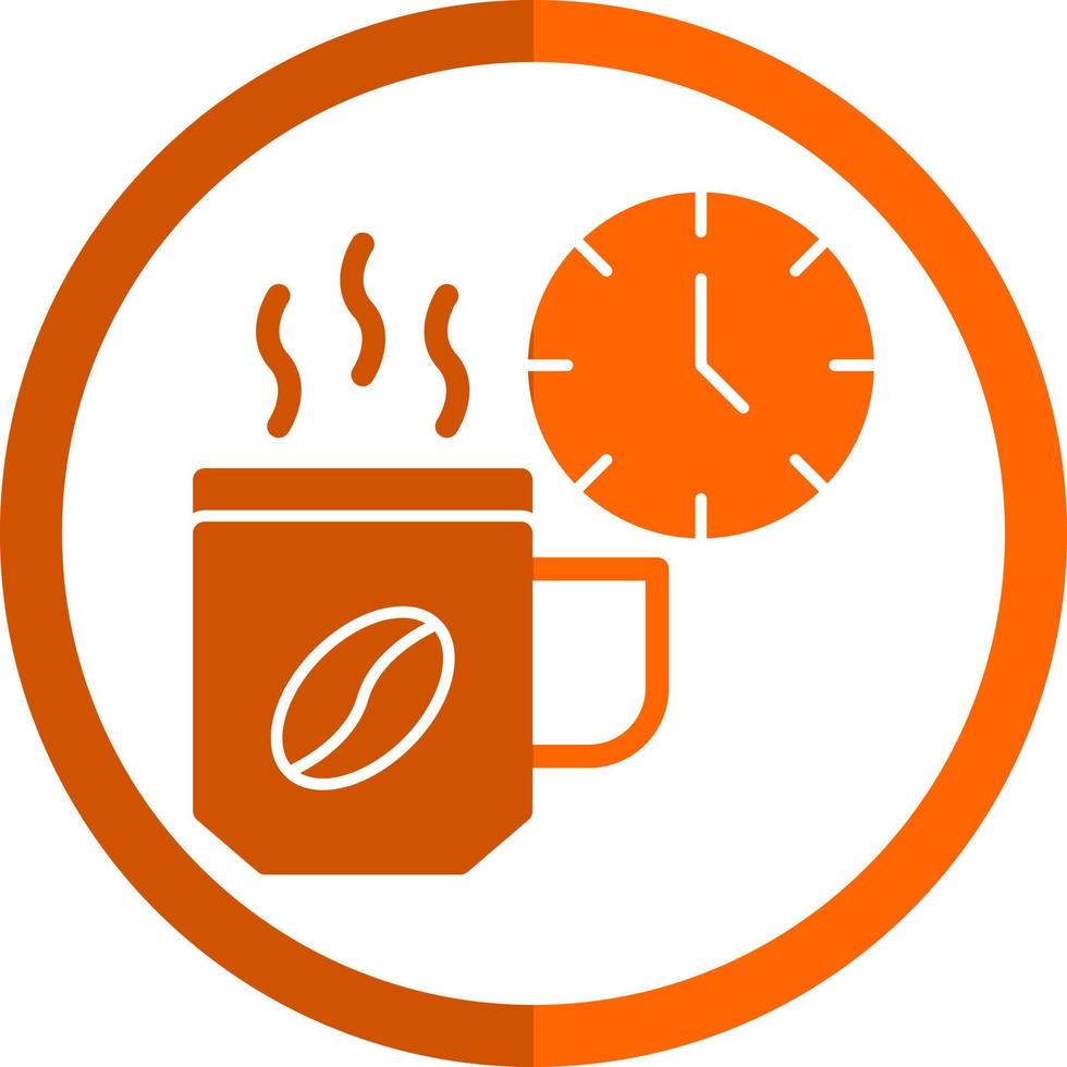 Coffee Break Vector Icon Design