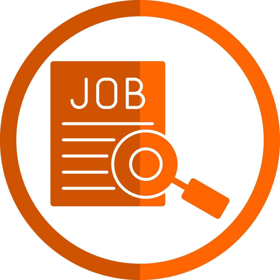Job Searching Vector Icon Design