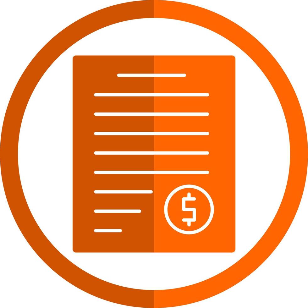 Invoice Vector Icon Design