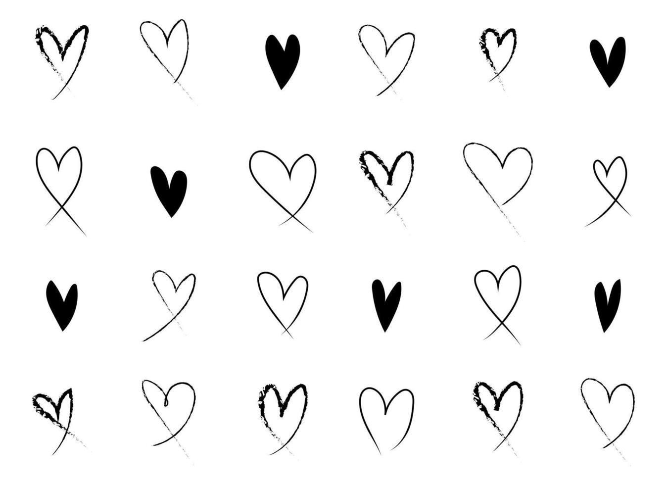 heart vector design illustration isolated on white background