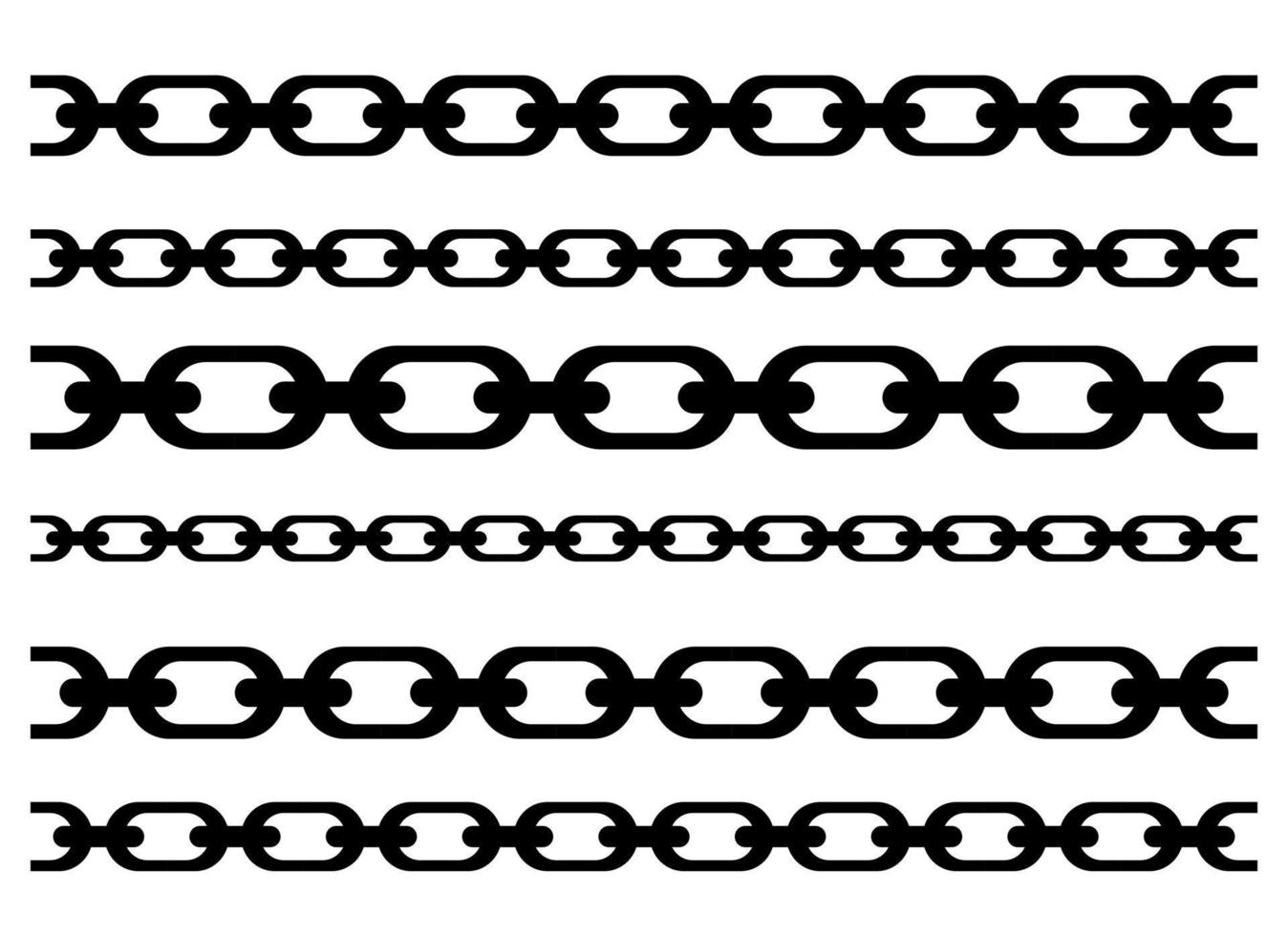 Chain vector design illustration isolated on white background