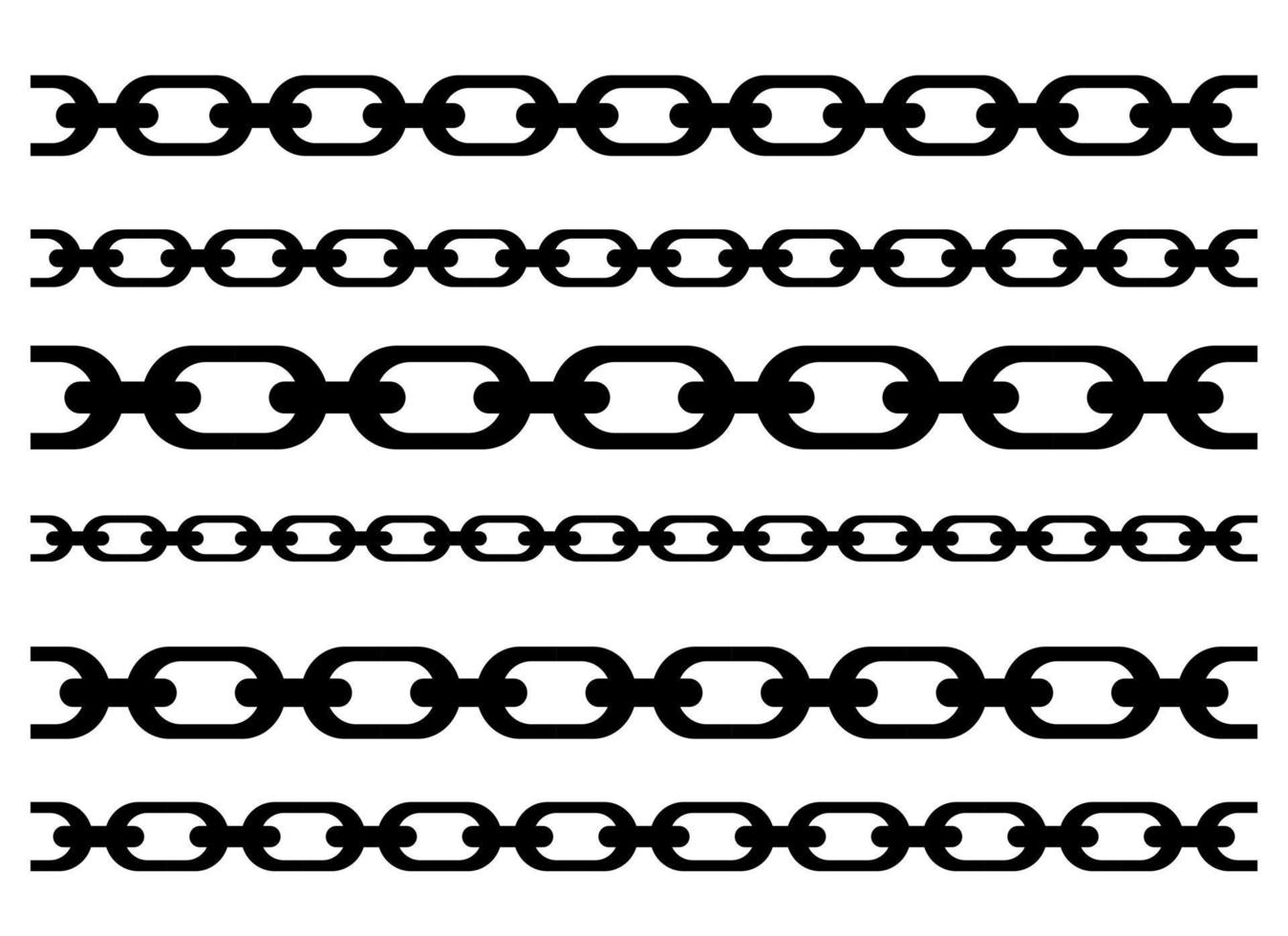 Chain vector design illustration isolated on white background