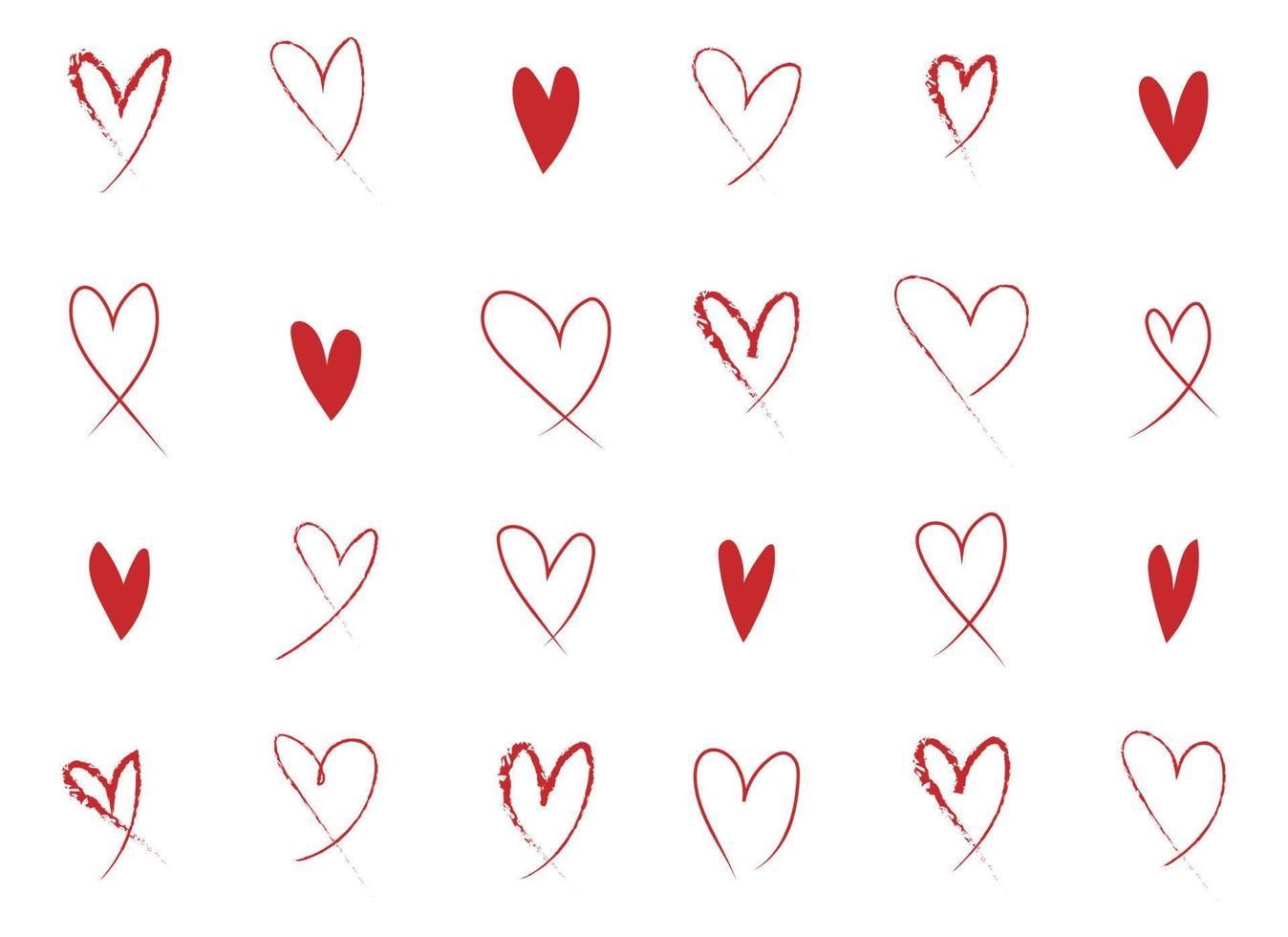 heart vector design illustration isolated on white background