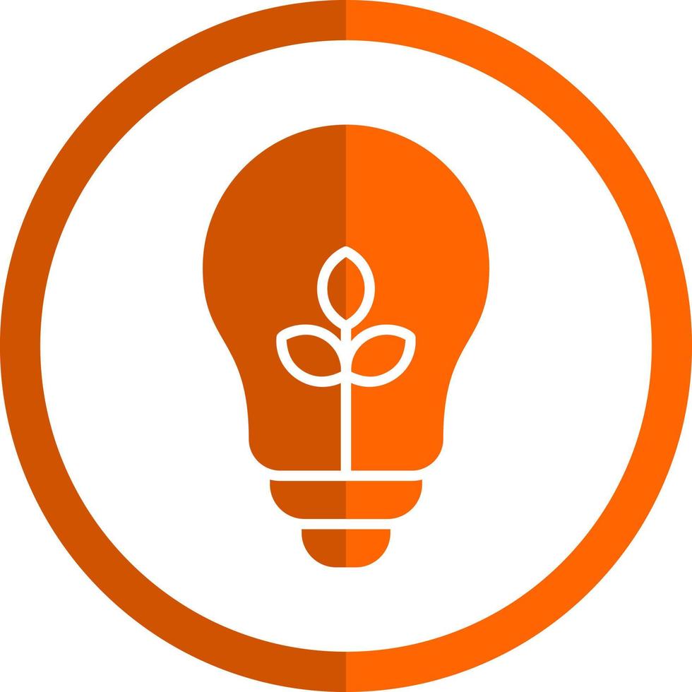 Eco Light Vector Icon Design