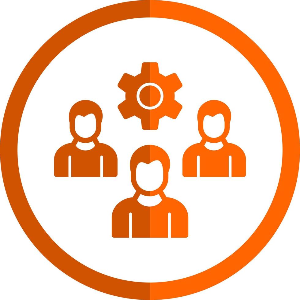 Employee Management Vector Icon Design