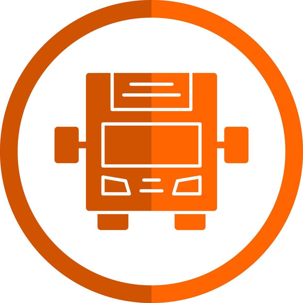 Bus Display Vector Icon Design