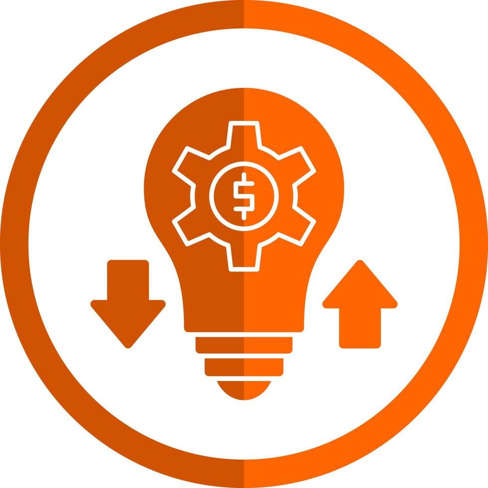 Project Revenue Vector Icon Design