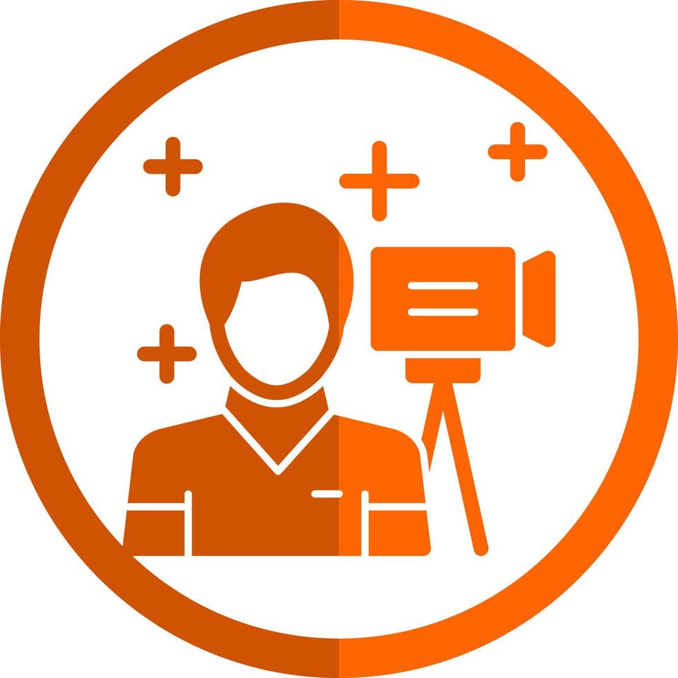 Movie Making Vector Icon Design