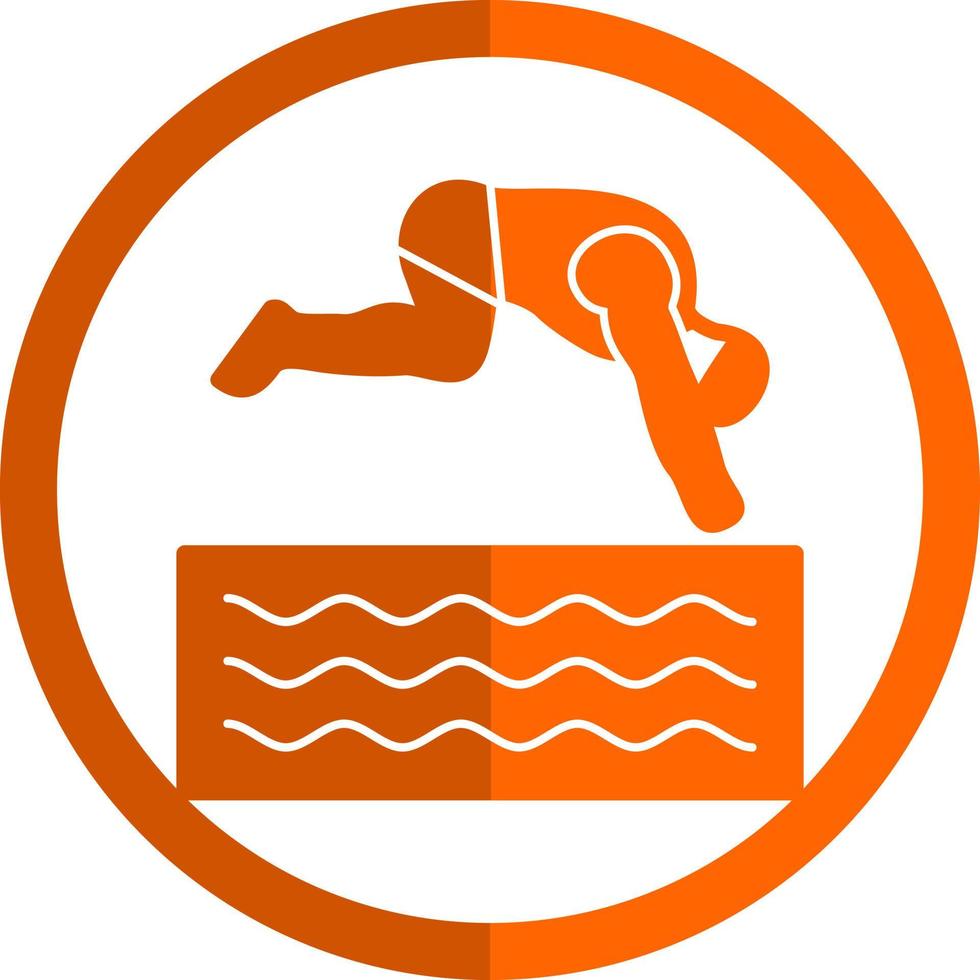Freediving Vector Icon Design
