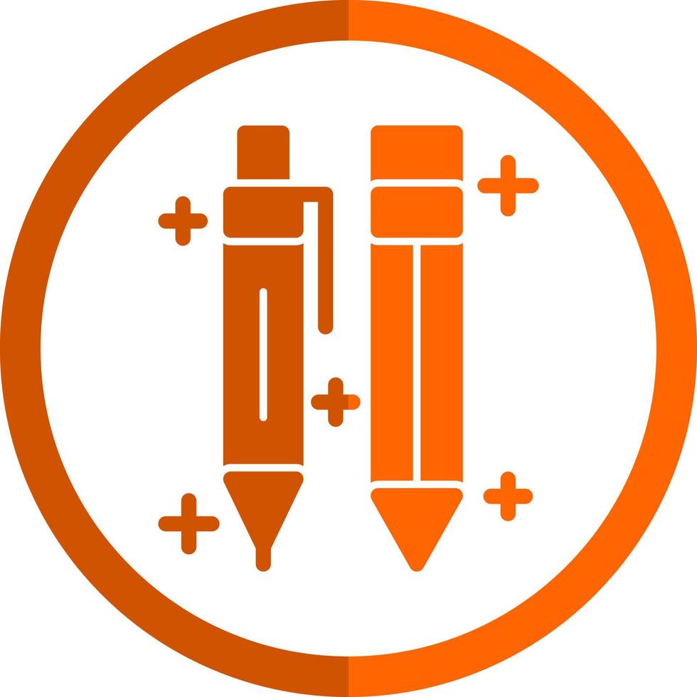 Pen And Pencil Vector Icon Design