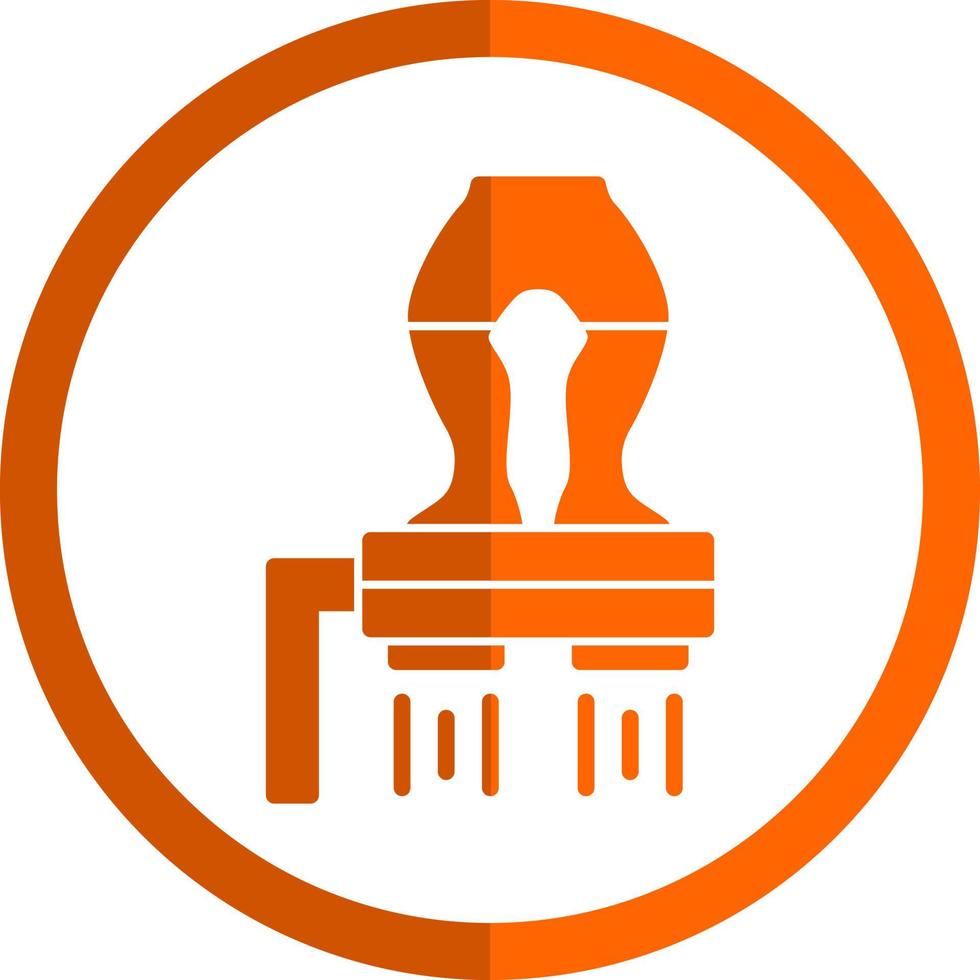 Flyboarding Vector Icon Design