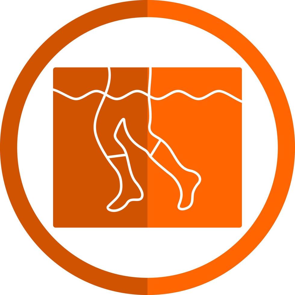 Aqua Jogging Vector Icon Design