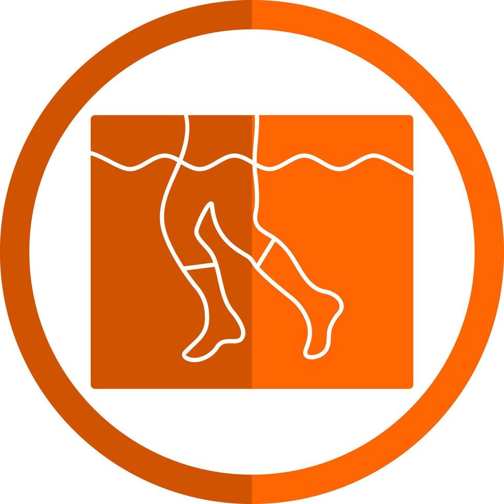 diseño de icono de vector de jogging acuático