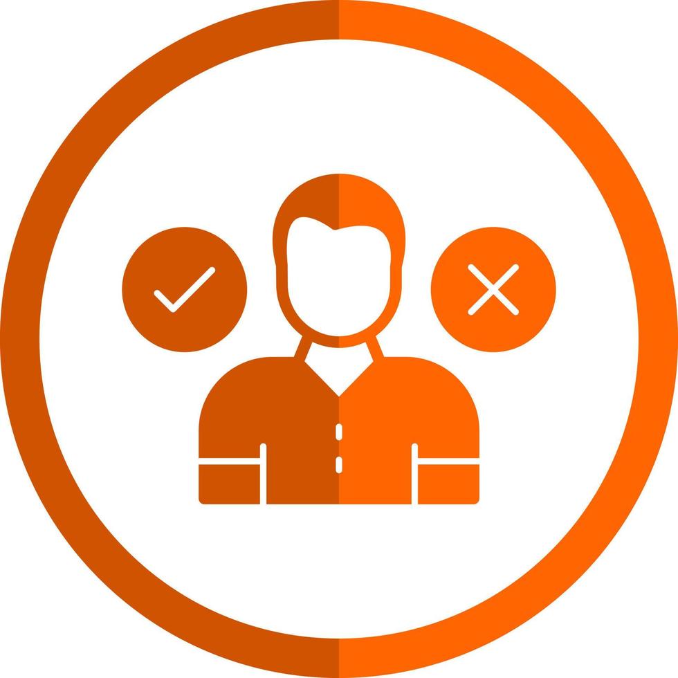 Decision Making Vector Icon Design
