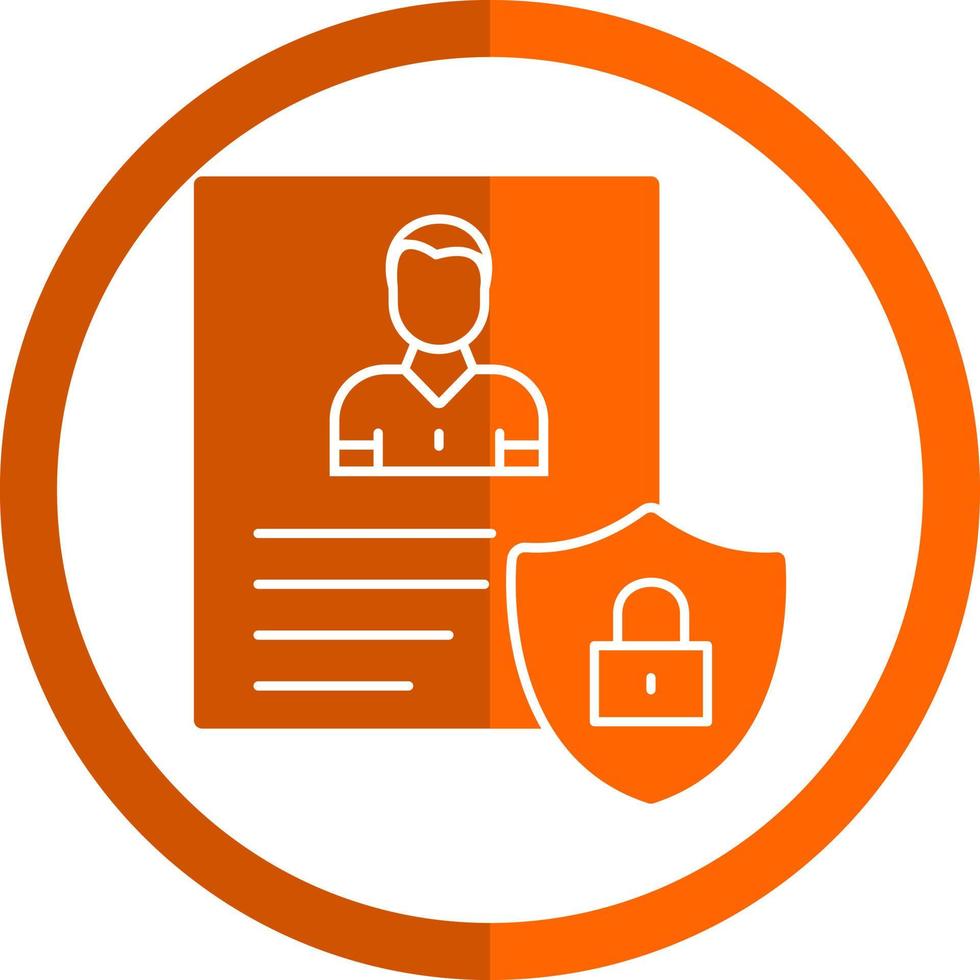 Privacy Policy Template Vector Icon Design