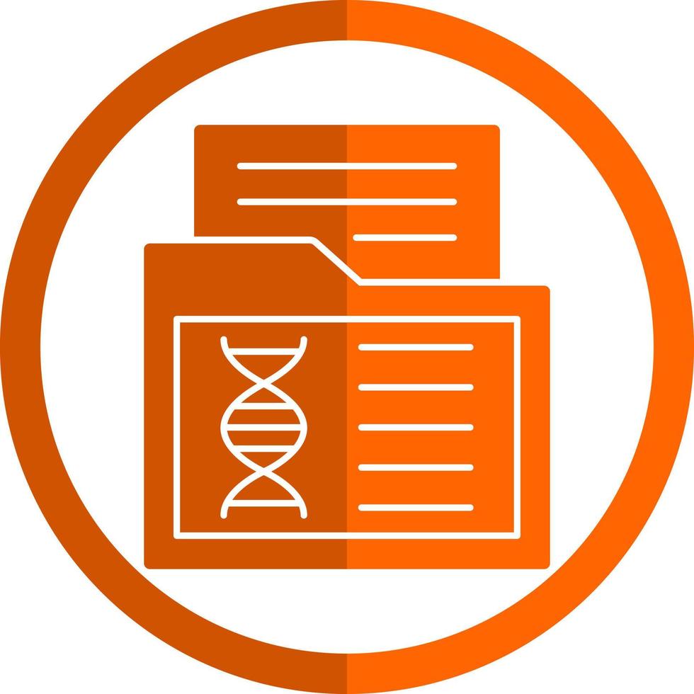 Genetic Data Vector Icon Design