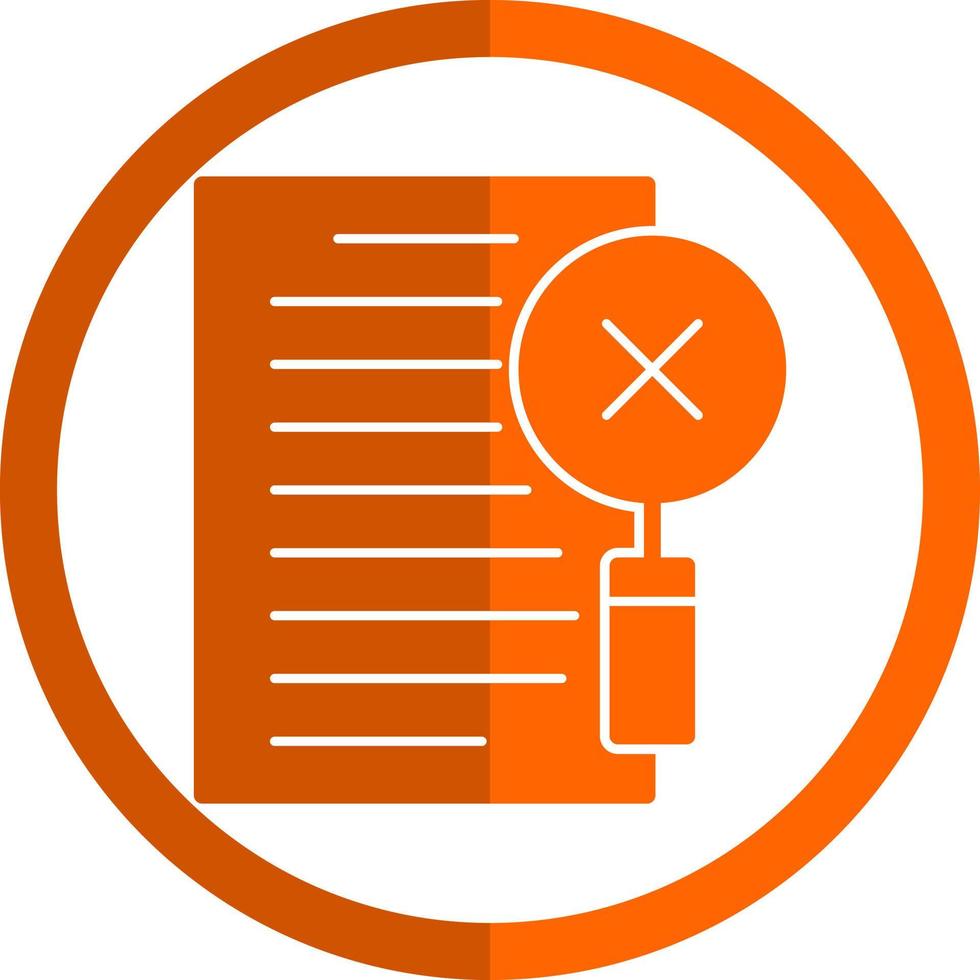 Data Infringement Vector Icon Design