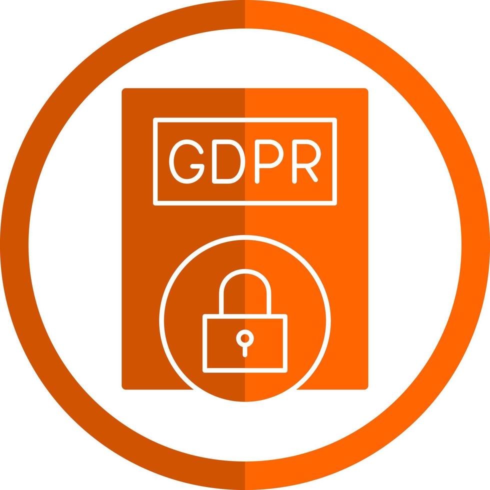Gdpr Policy Vector Icon Design