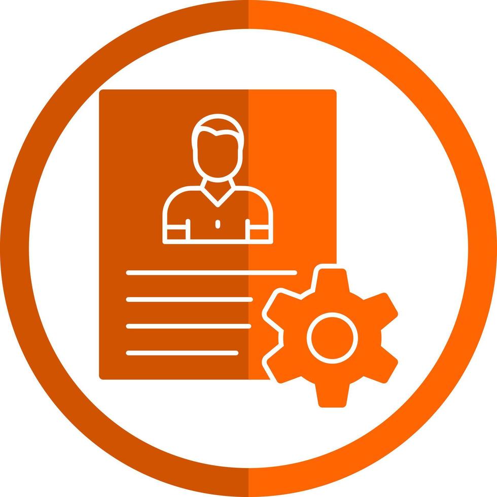 De Identification Vector Icon Design