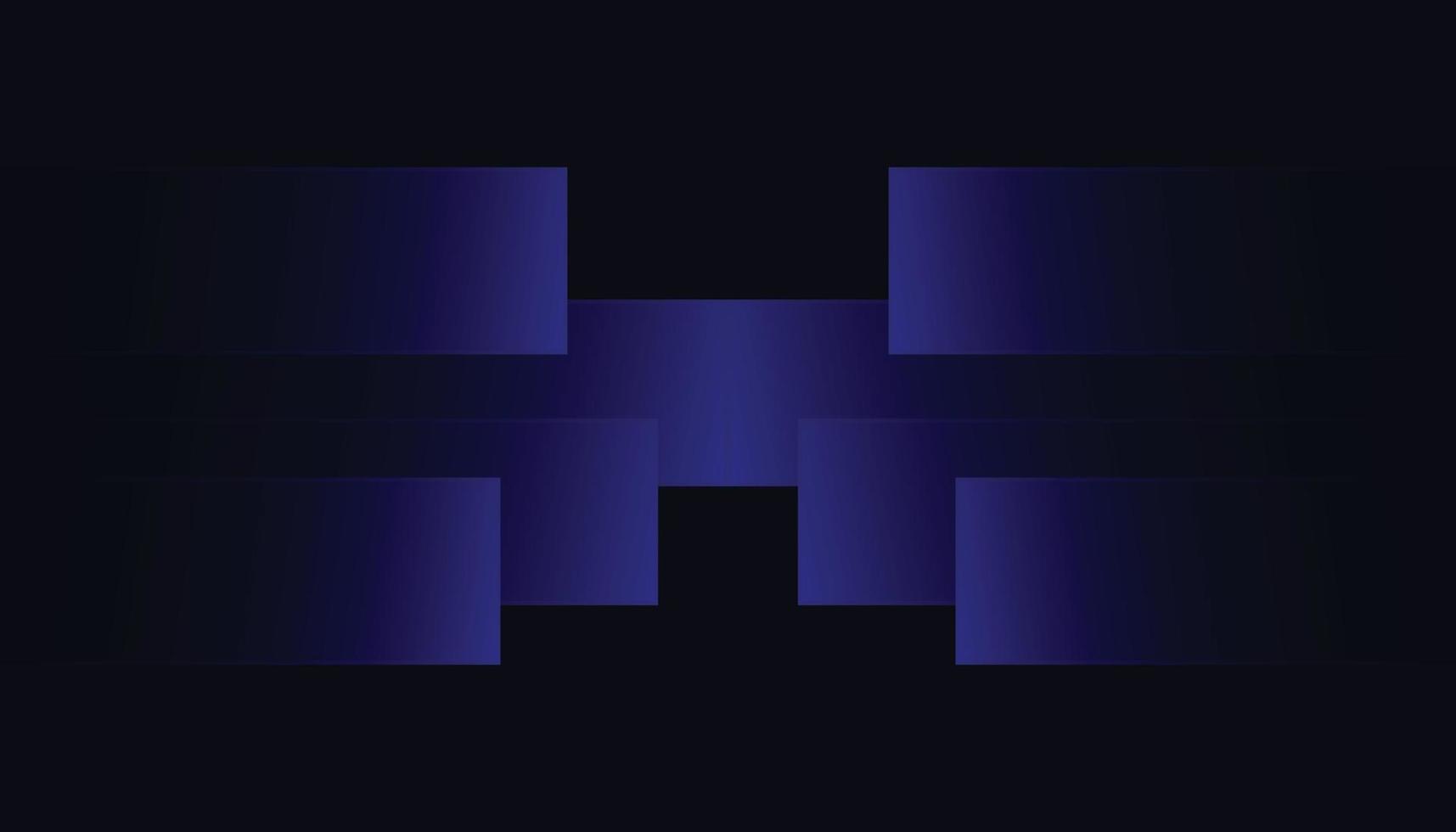 Premium Dark Background Gradient Geometric Shape. Soft Blue Gradient Element, Exclusive Background vector