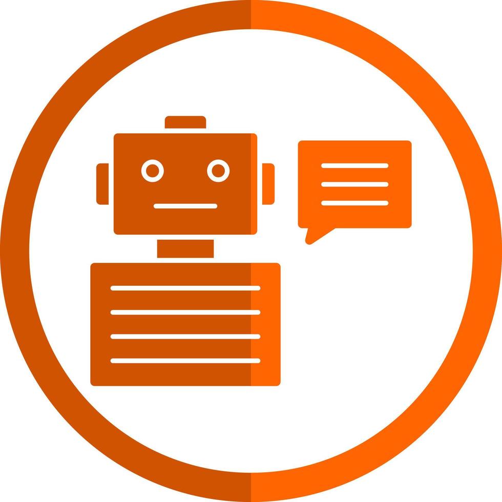 Chatbot Vector Icon Design