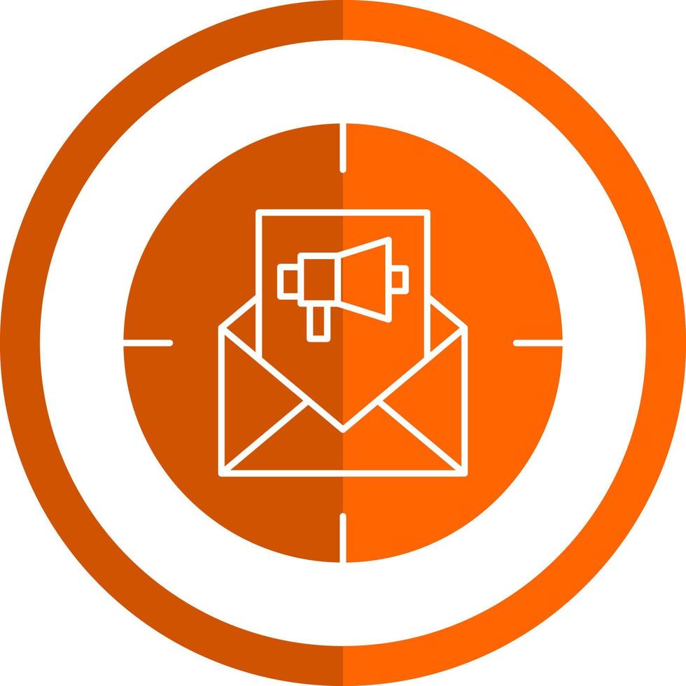 Email Direct Marketing Vector Icon Design