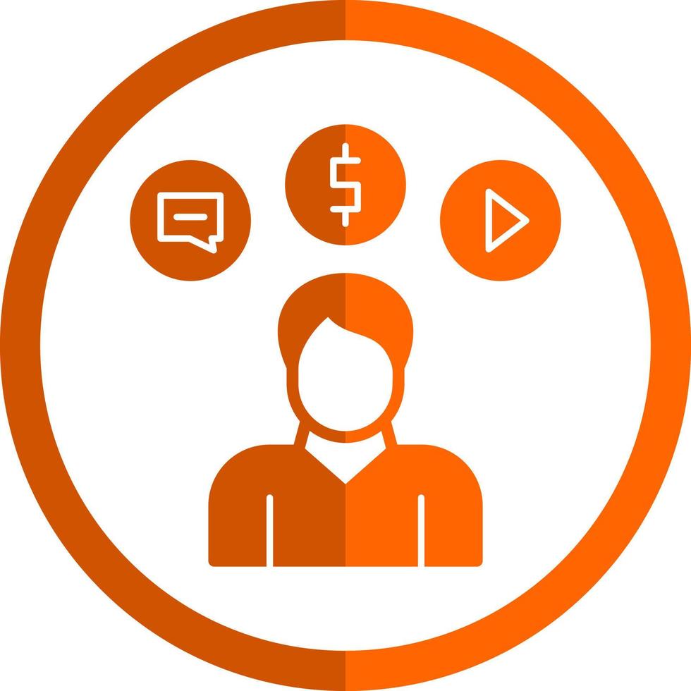 Consumer Behavior Vector Icon Design