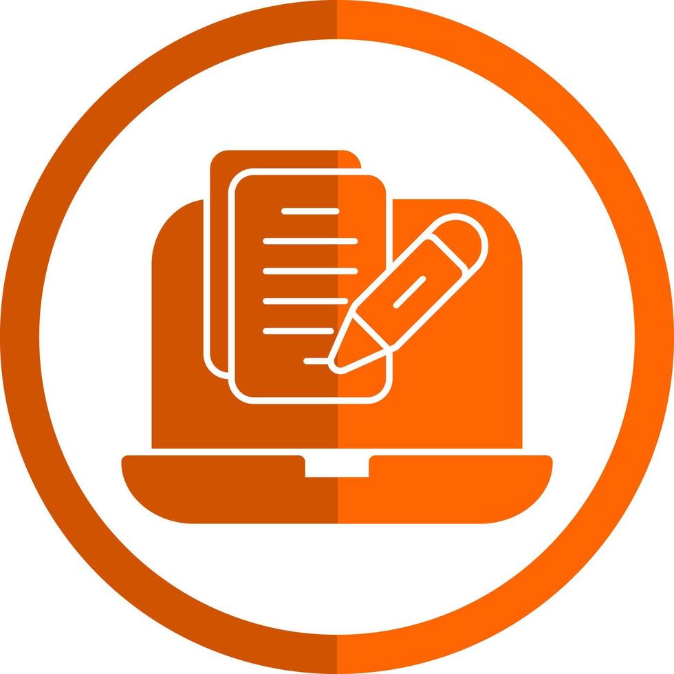 Copywriter Vector Icon Design