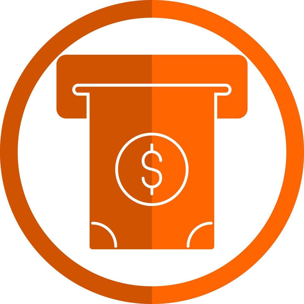 Cash Withdrawal Vector Icon Design