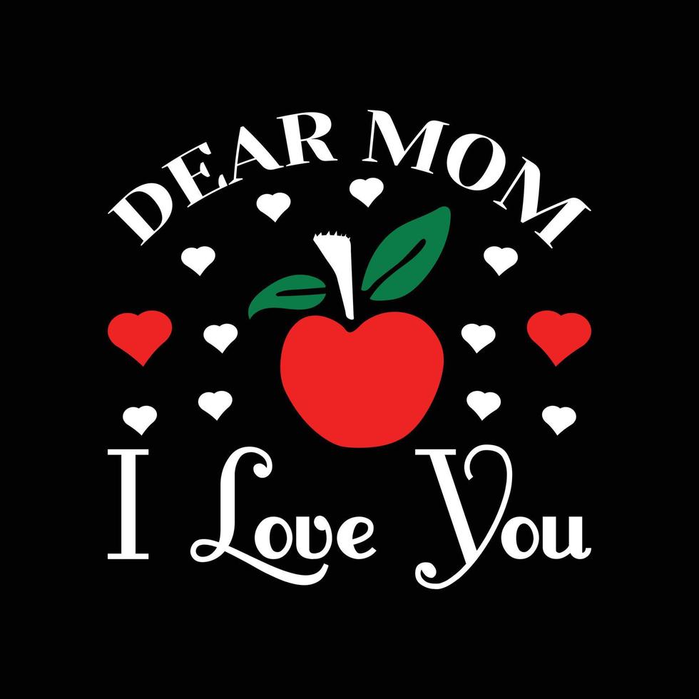 MOTHER'S DAY T-SHIRT DESIGN vector