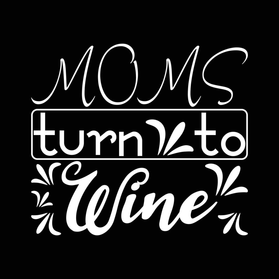 MOTHER'S DAY T-SHIRT DESIGN vector