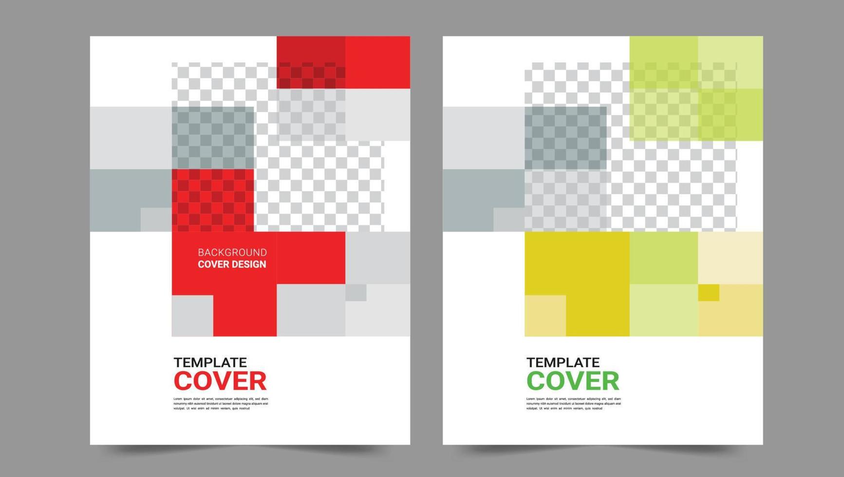 Cover template flyer design vector background