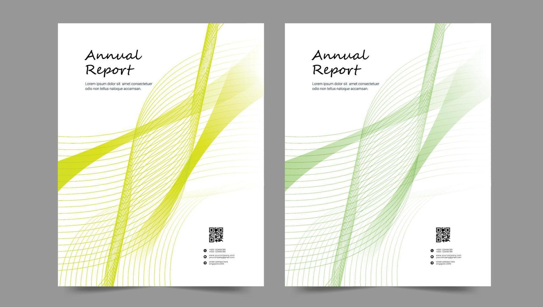 Cover template flyer design vector background