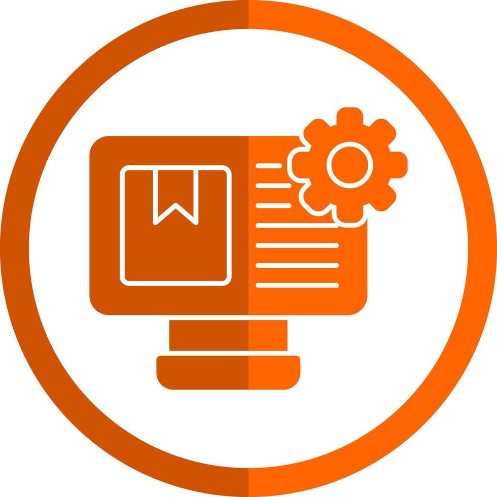 Content Management System Vector Icon Design