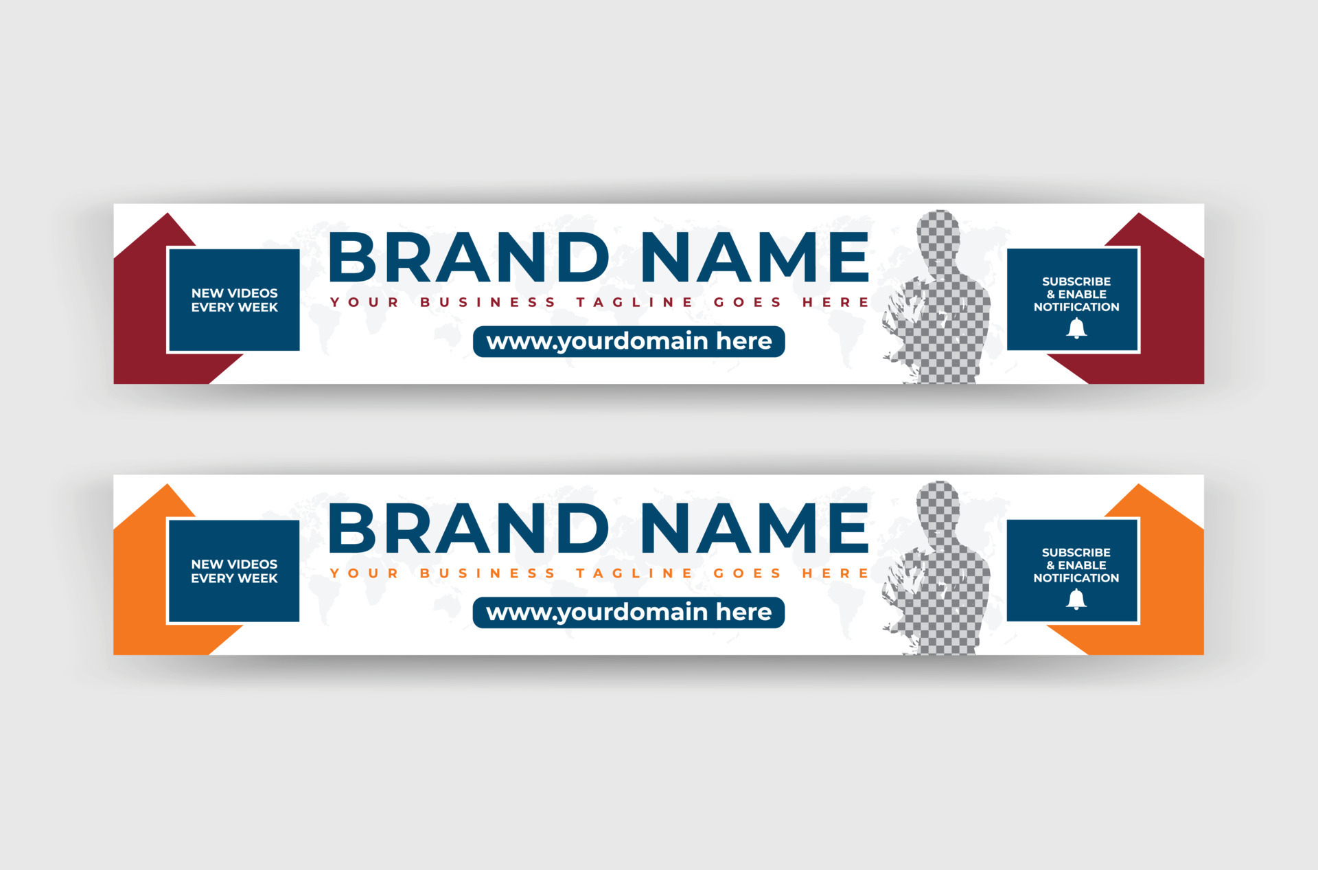 corporate unique youtube cover design with creative template 20713441