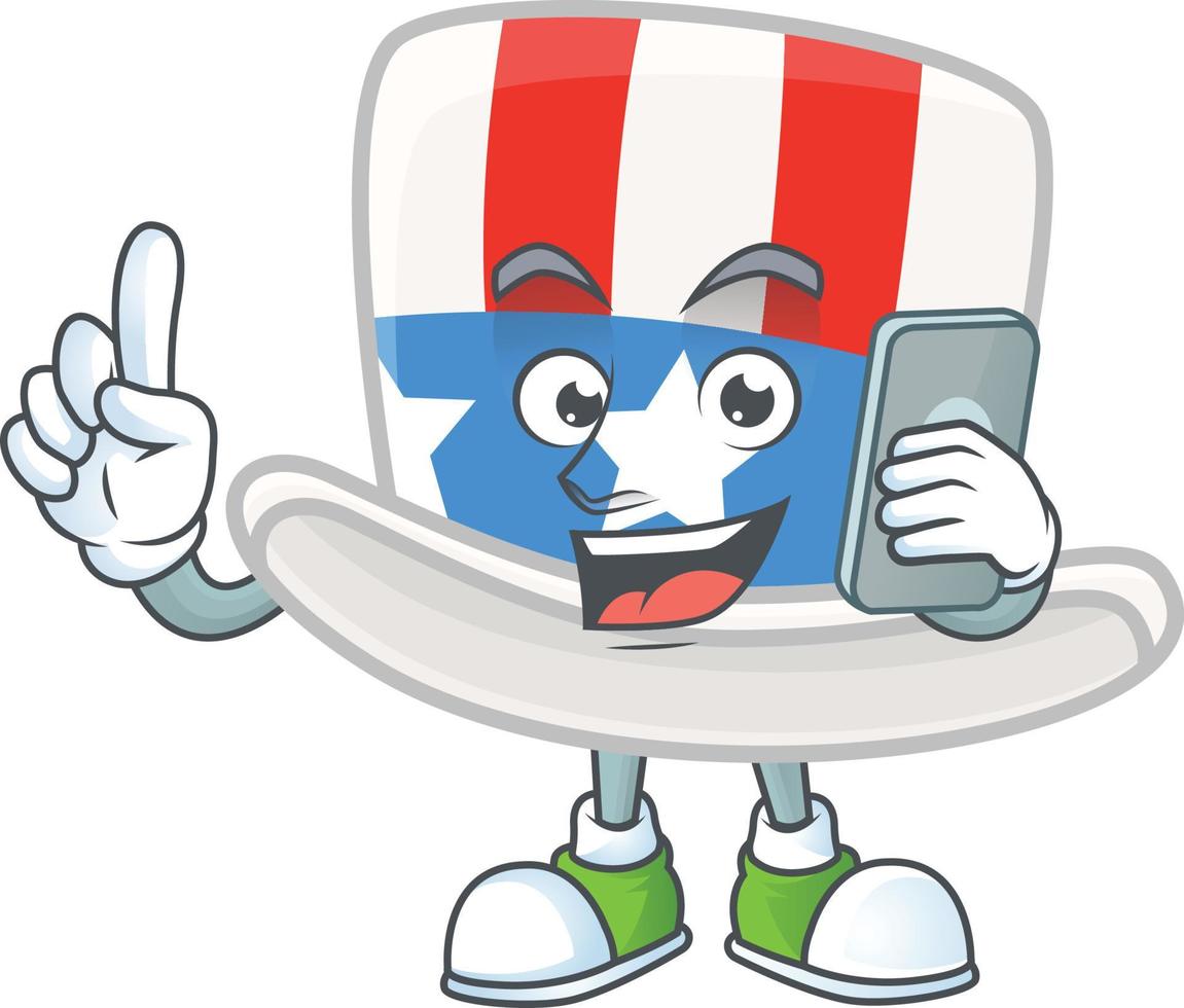 Uncle Sam Hat Icon Design vector