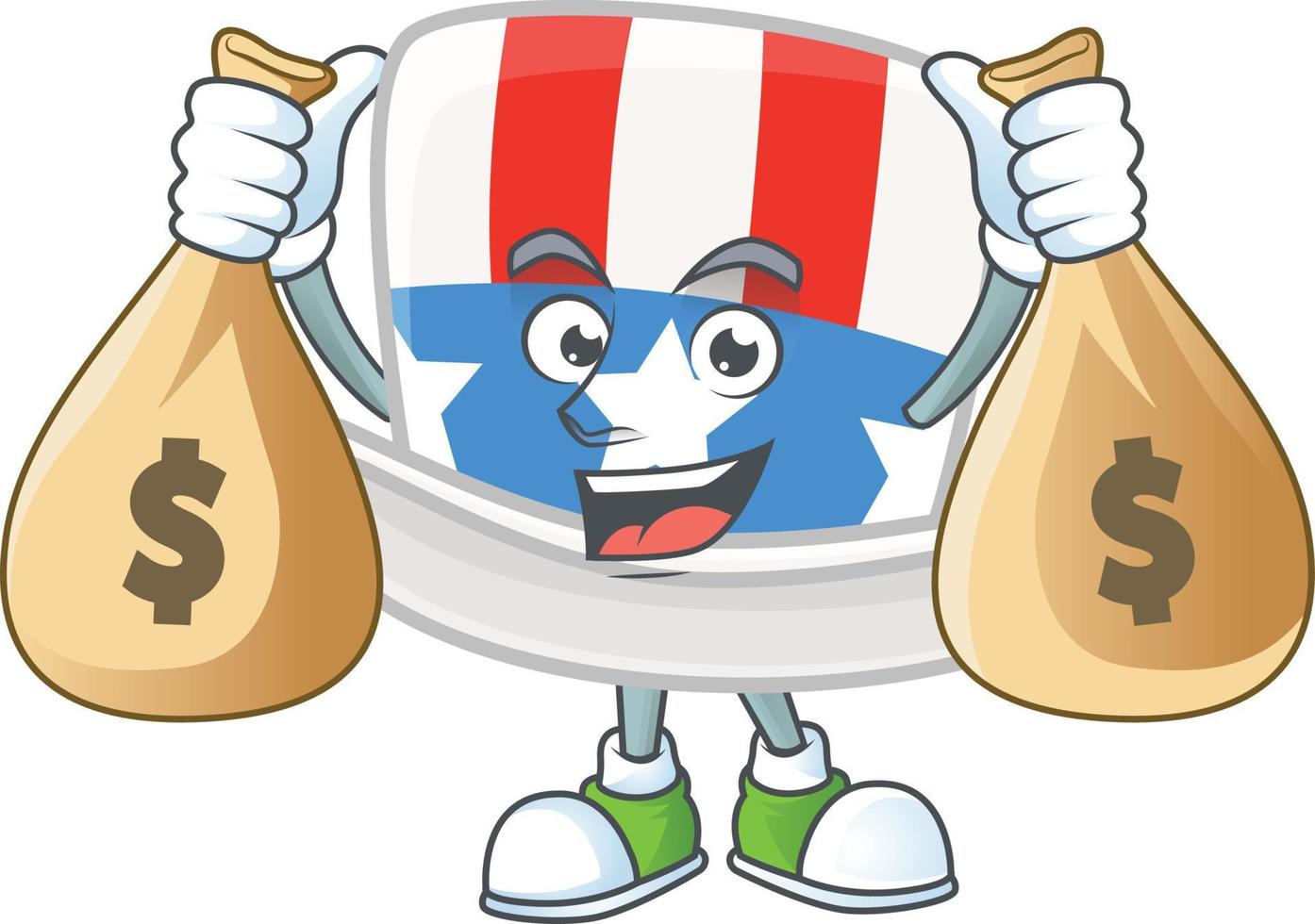 Uncle Sam Hat Icon Design vector