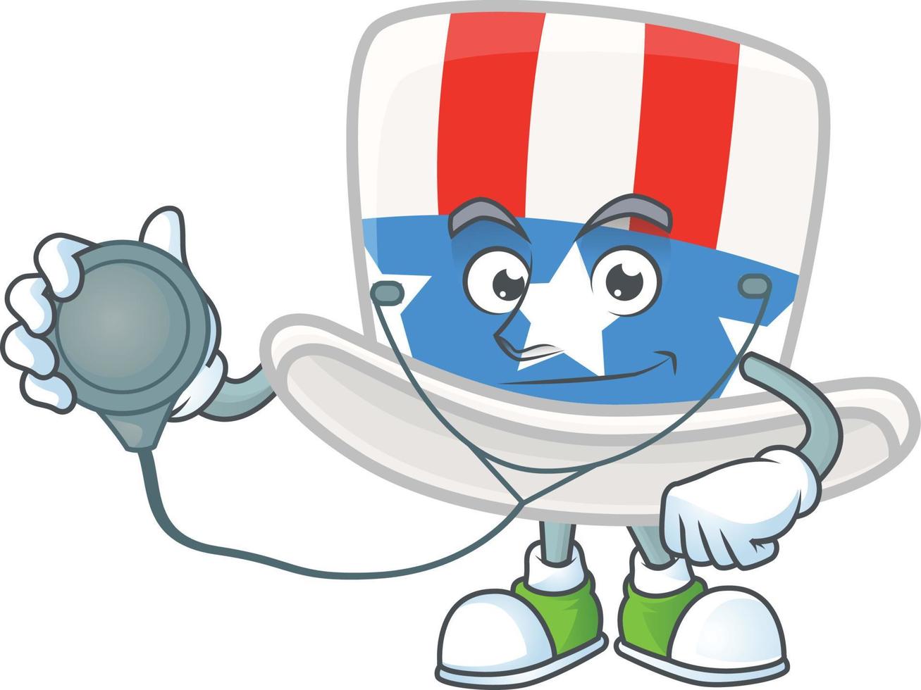 Uncle Sam Hat Icon Design vector