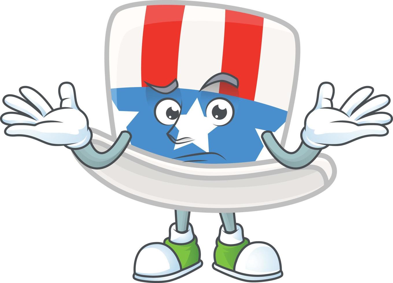 Uncle Sam Hat Icon Design vector