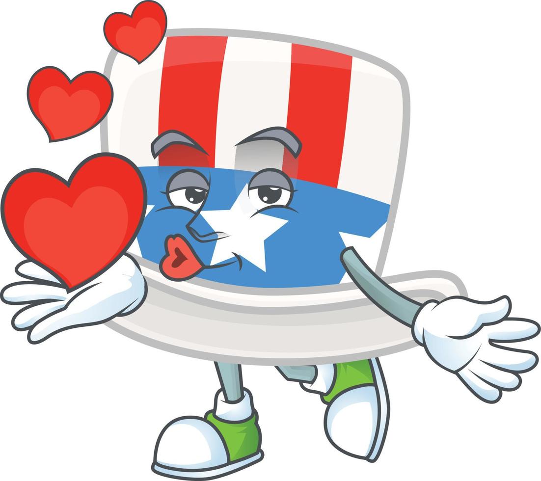 Uncle Sam Hat Icon Design vector