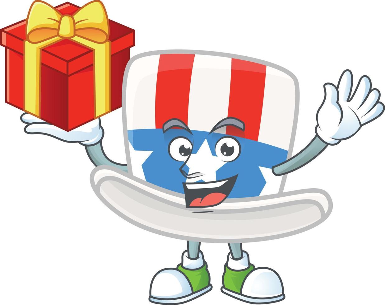 Uncle Sam Hat Icon Design vector