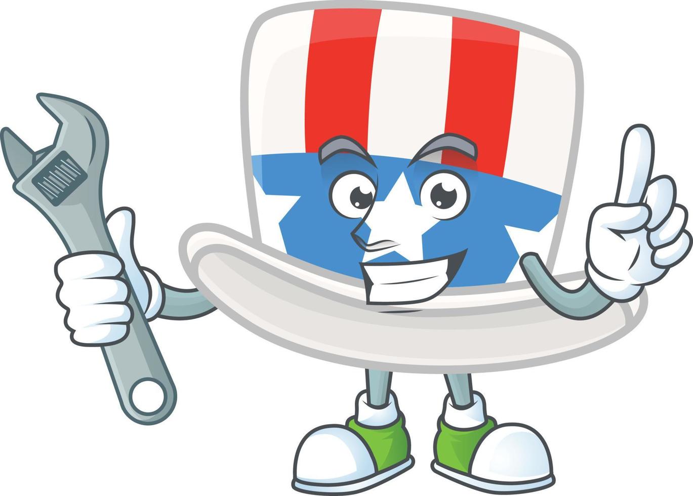 Uncle Sam Hat Icon Design vector