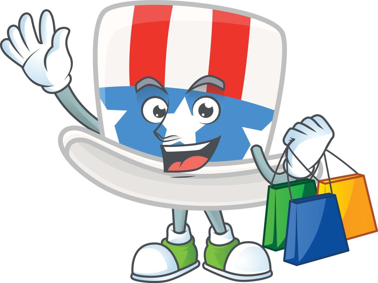 Uncle Sam Hat Icon Design vector