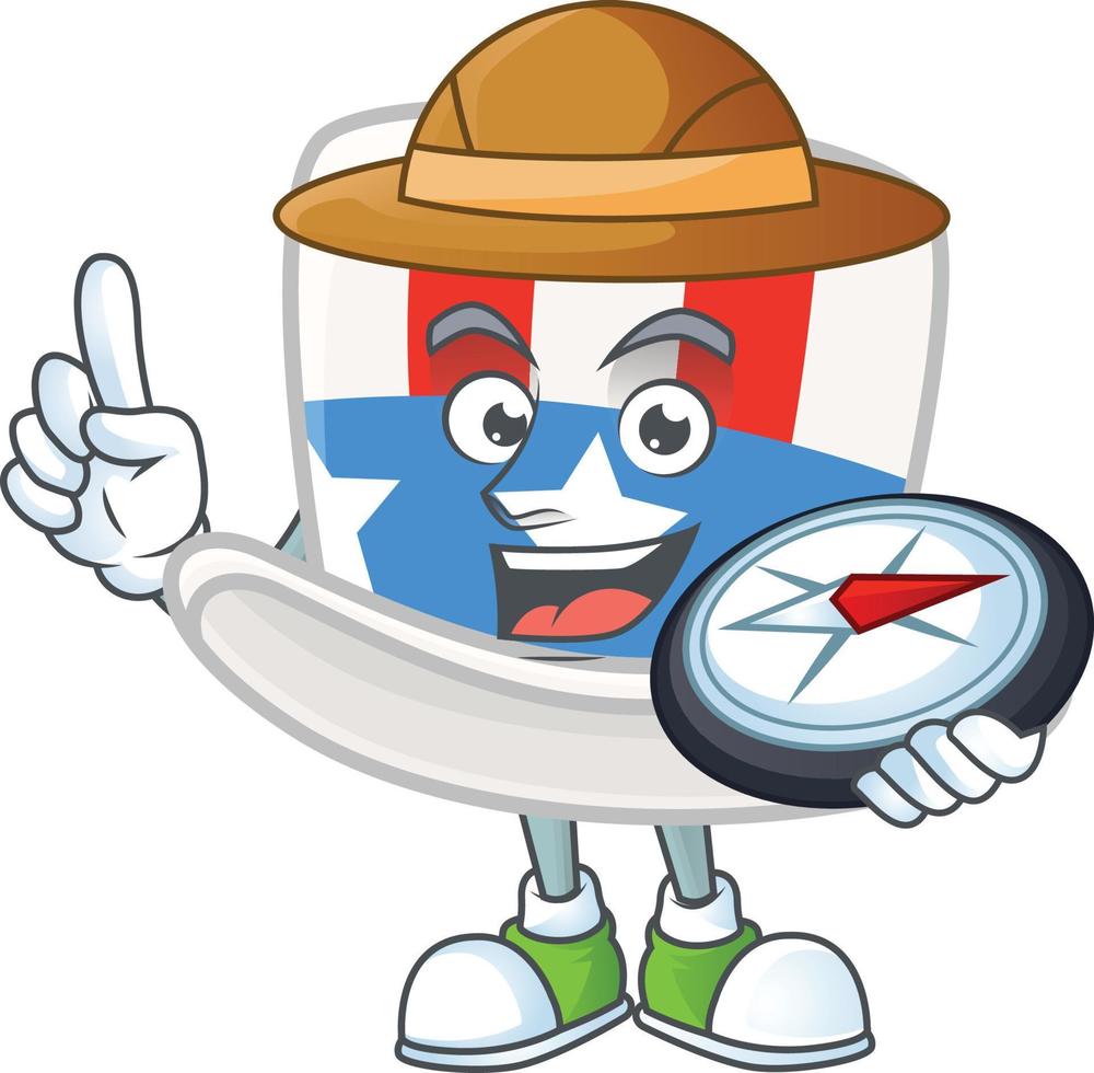Uncle Sam Hat Icon Design vector